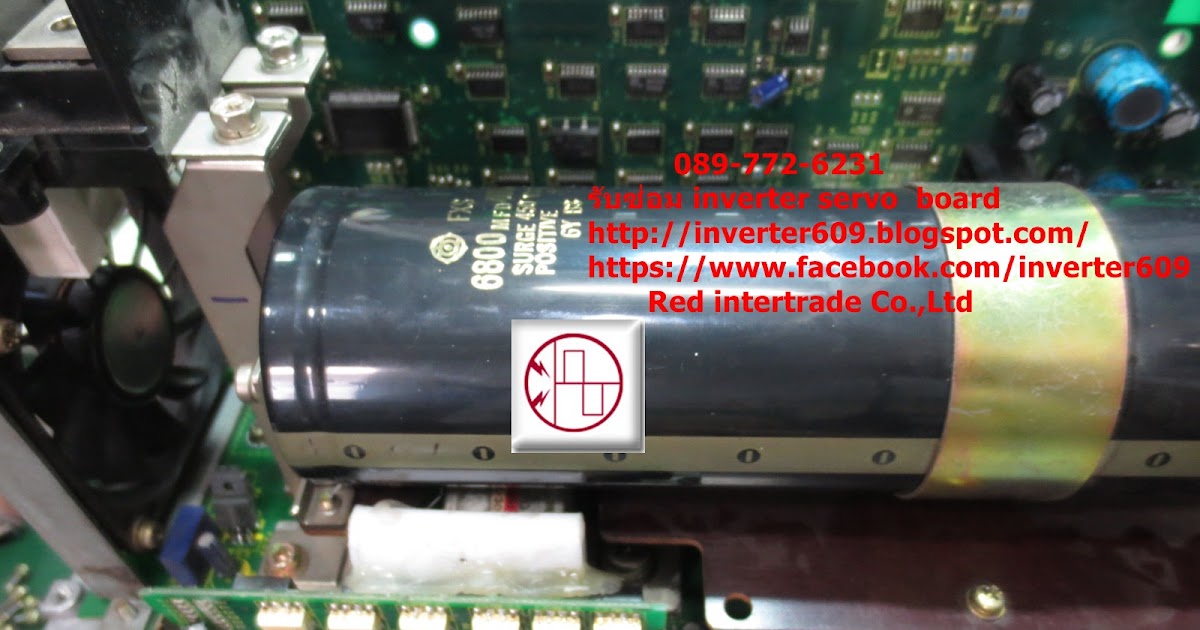 ซ่อม fanuc servo drive error. 8 A06B6079H107 by red intertrade