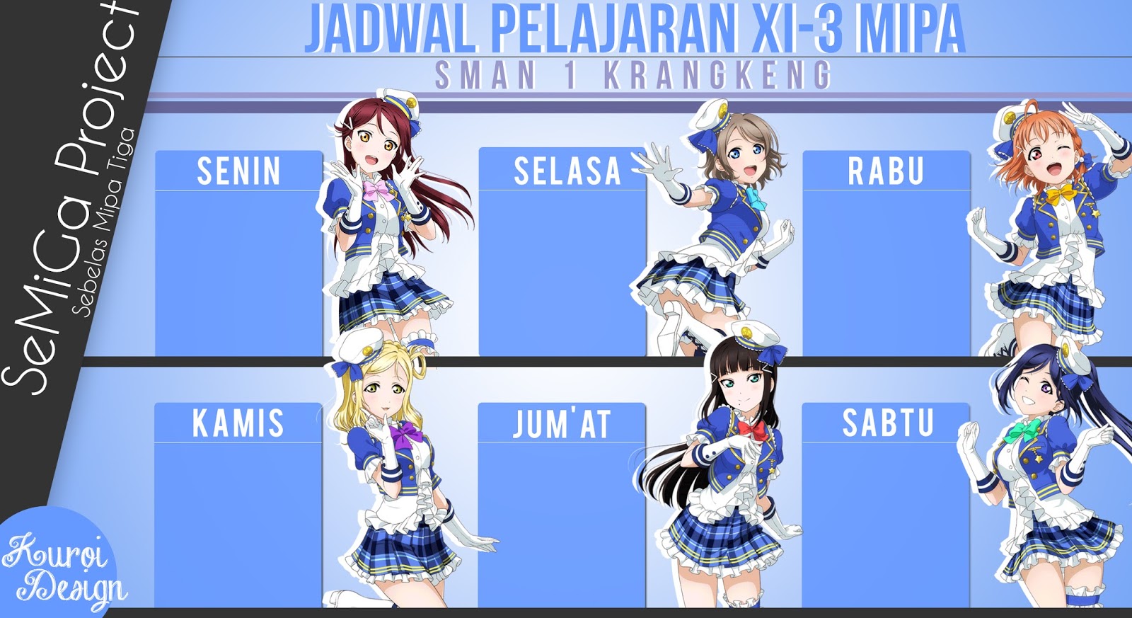 CARA MUDAH MEMBUAT JADWAL PELAJARAN KEREN TERBARU 2017