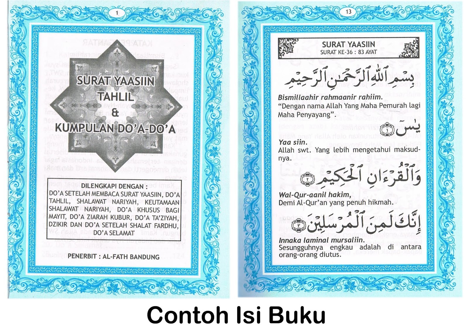 Cover Yasin Fadhilah