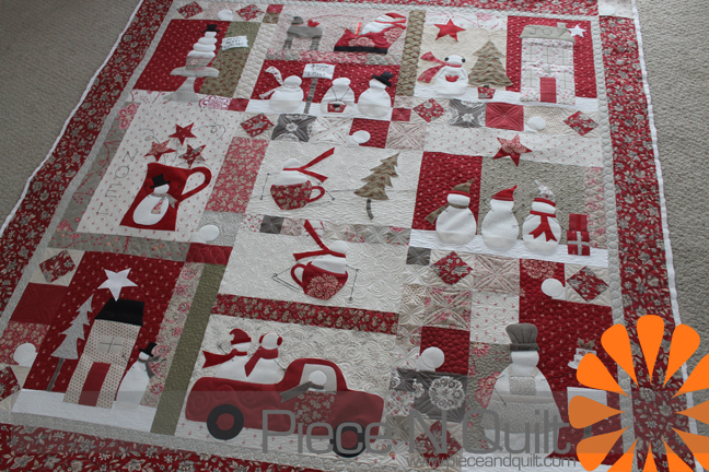 Piece N Quilt: Merry Merry Snowmen Quilt