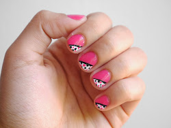 pink easy nails mani monday nail