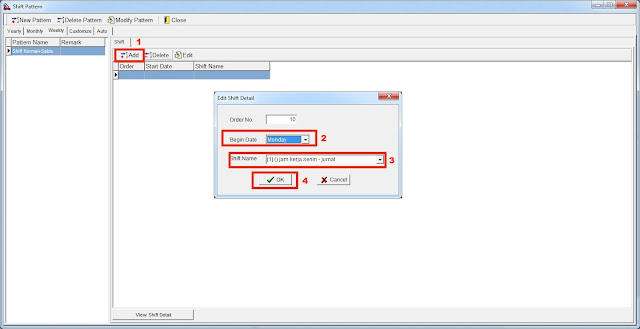 Setting software mesin absensi spc