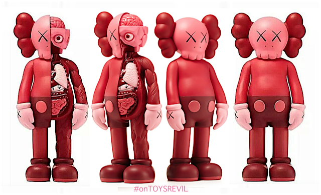 Cute KAWS Keychain,Prototype Dissected Companion Model Art Toys