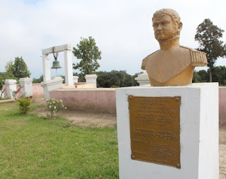 Busto de O'Higgins en Hacienda Cañete Peru