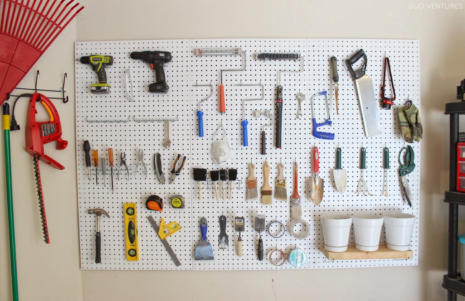 Duo Ventures Organizing Tool Pegboard