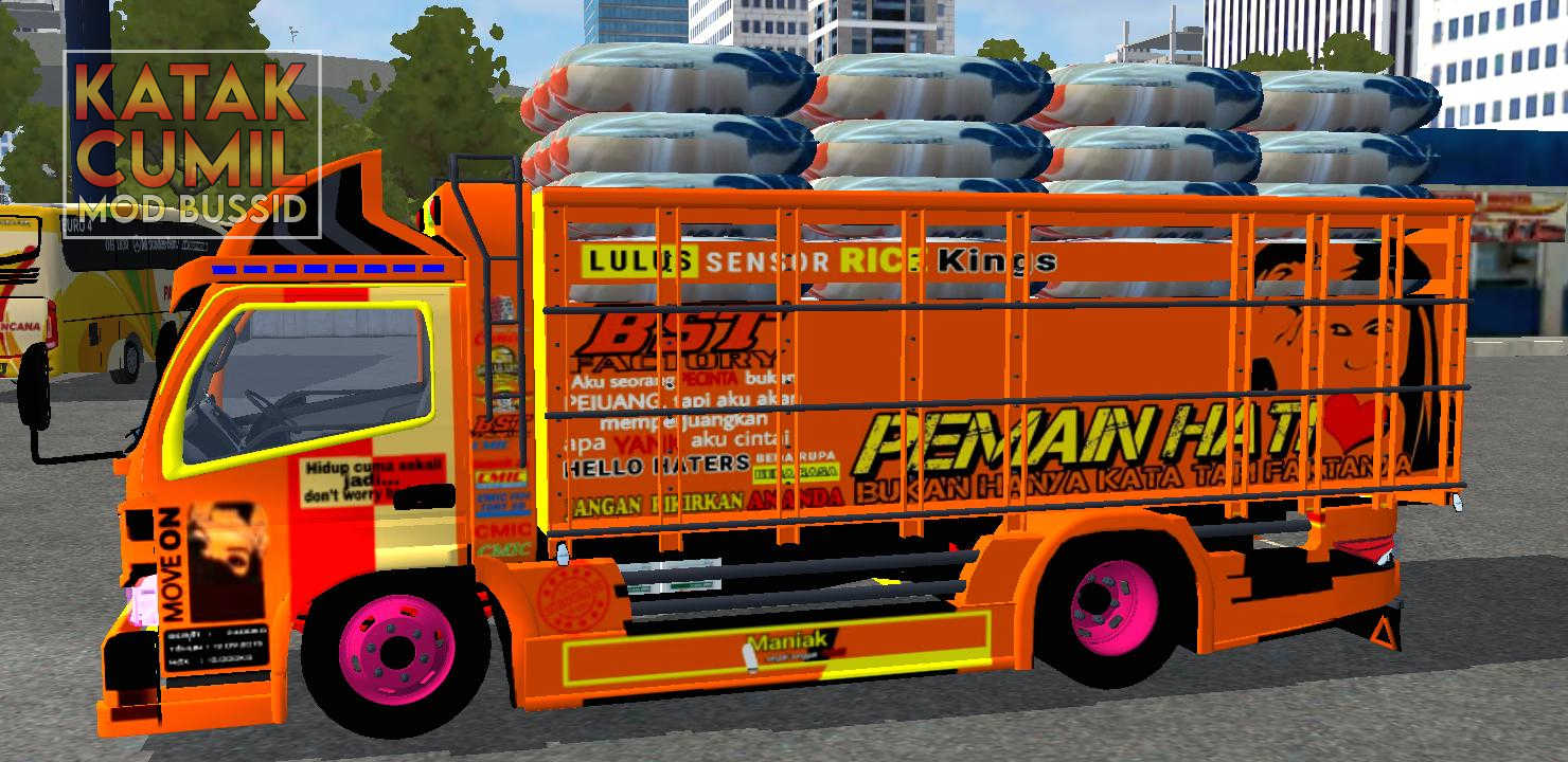  Download  Mod  Bussid  Truck  Canter  Anti Gosip Muatan Beras 
