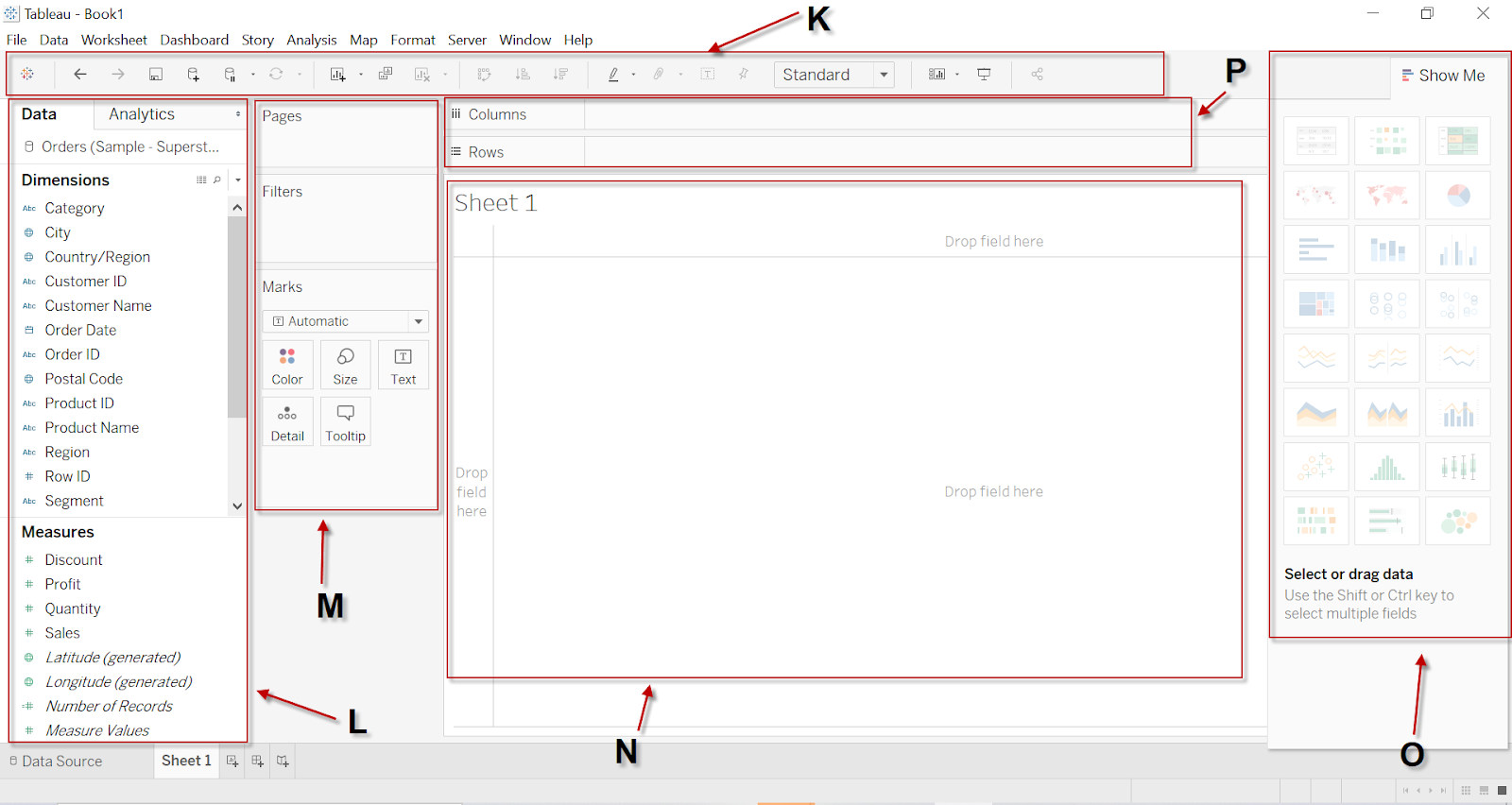 Component of Tableau Desktop