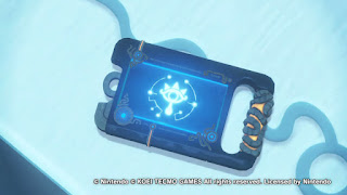 The Sheikah Slate on a table in the Ancient Lab