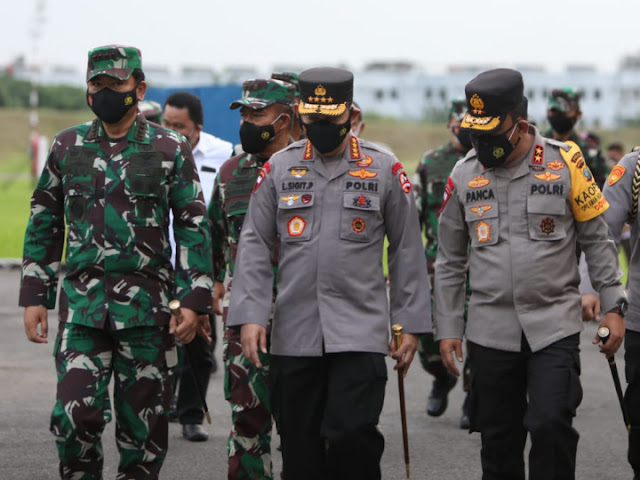 Kapolri dan Panglima TNI Kunjungan Kerja di Medan