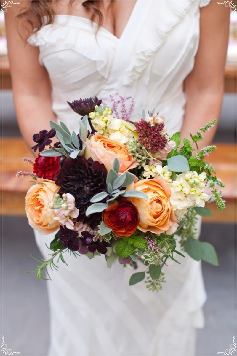 A Winter Wedding Bouquet Pretty Gloss Blog