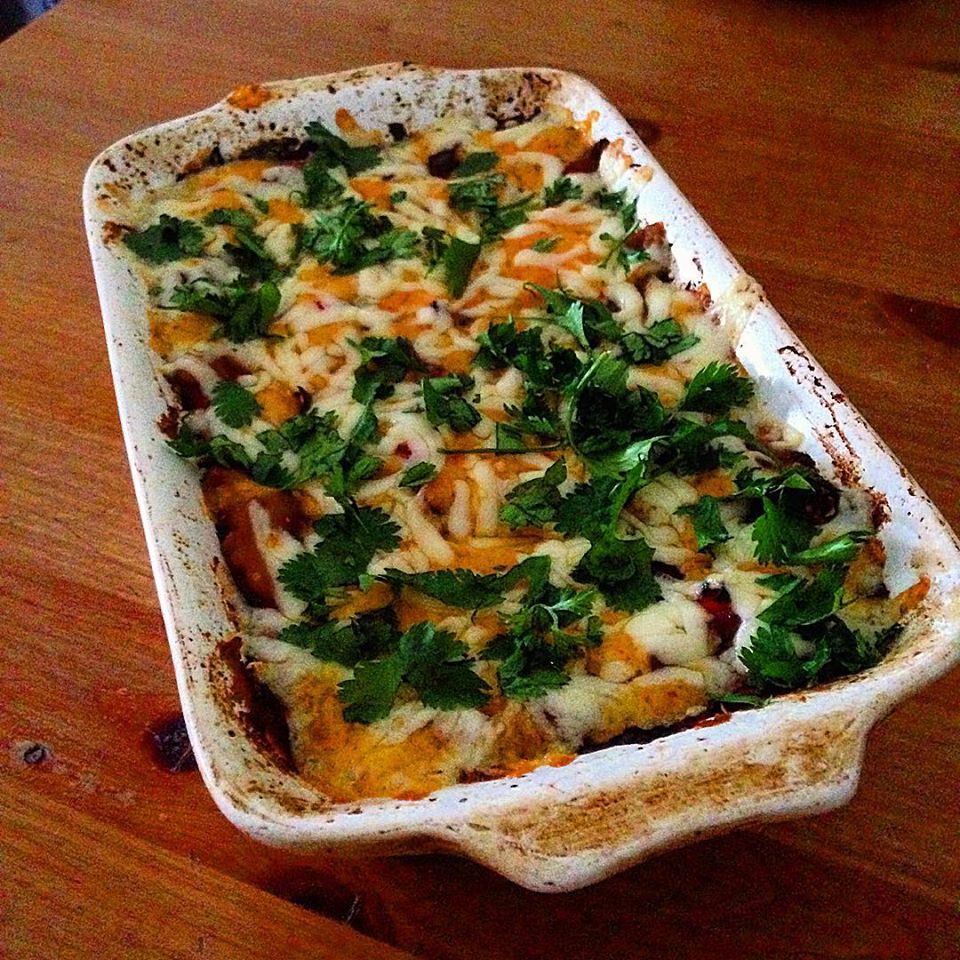 MATTYB BAKES "DIRTY" REFRIED BEAN BAKE