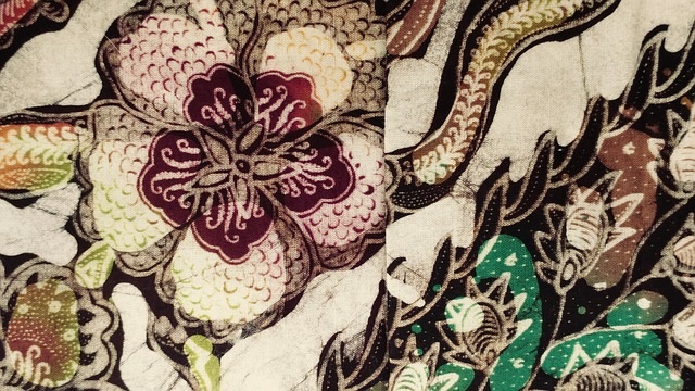 Gambar batik bunga