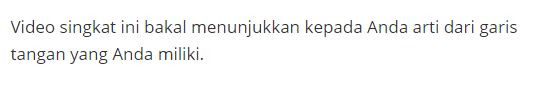 Anda Orang yang Beruntung Jika Punya Garis ini, tak Semua Orang