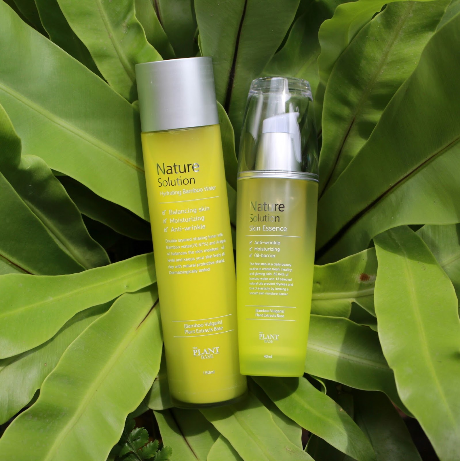 The Plant Base 🌿 Nature Solution Hydrating Bamboo Water & Skin Essence