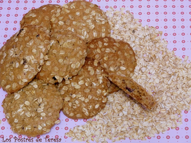  Las galletas perfectas de Avena y Frambuesas 