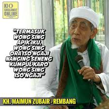 12 Kata Mutiara Hikmah Mbah Maimun Zubair