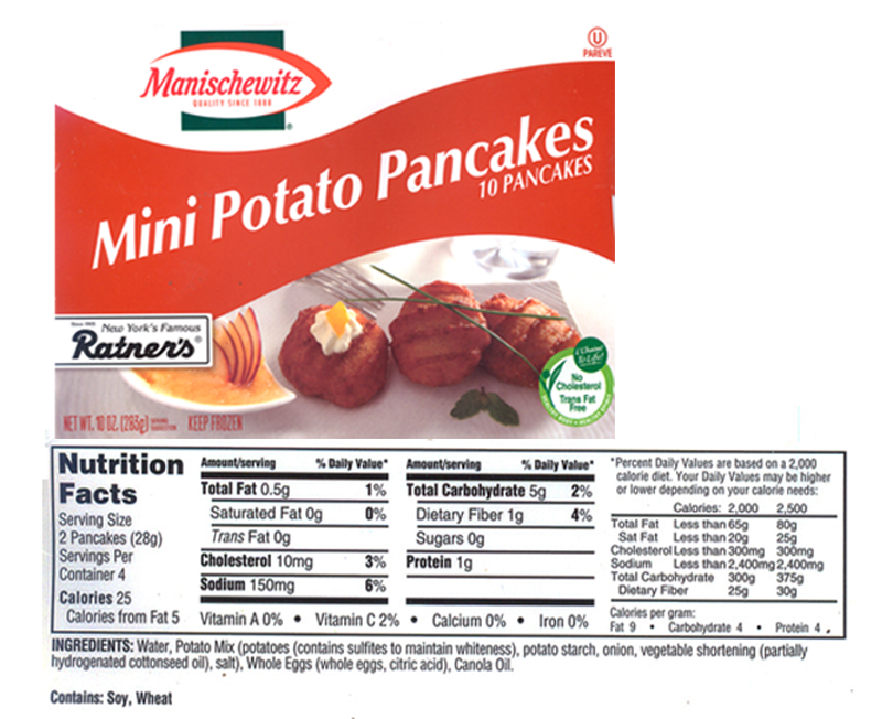 Dietitians Online Blog The Food Label Detective Case. Mini Potato