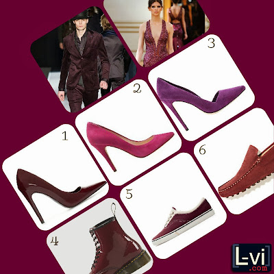 Burgundy for the ladies and the gents - Trends AW13