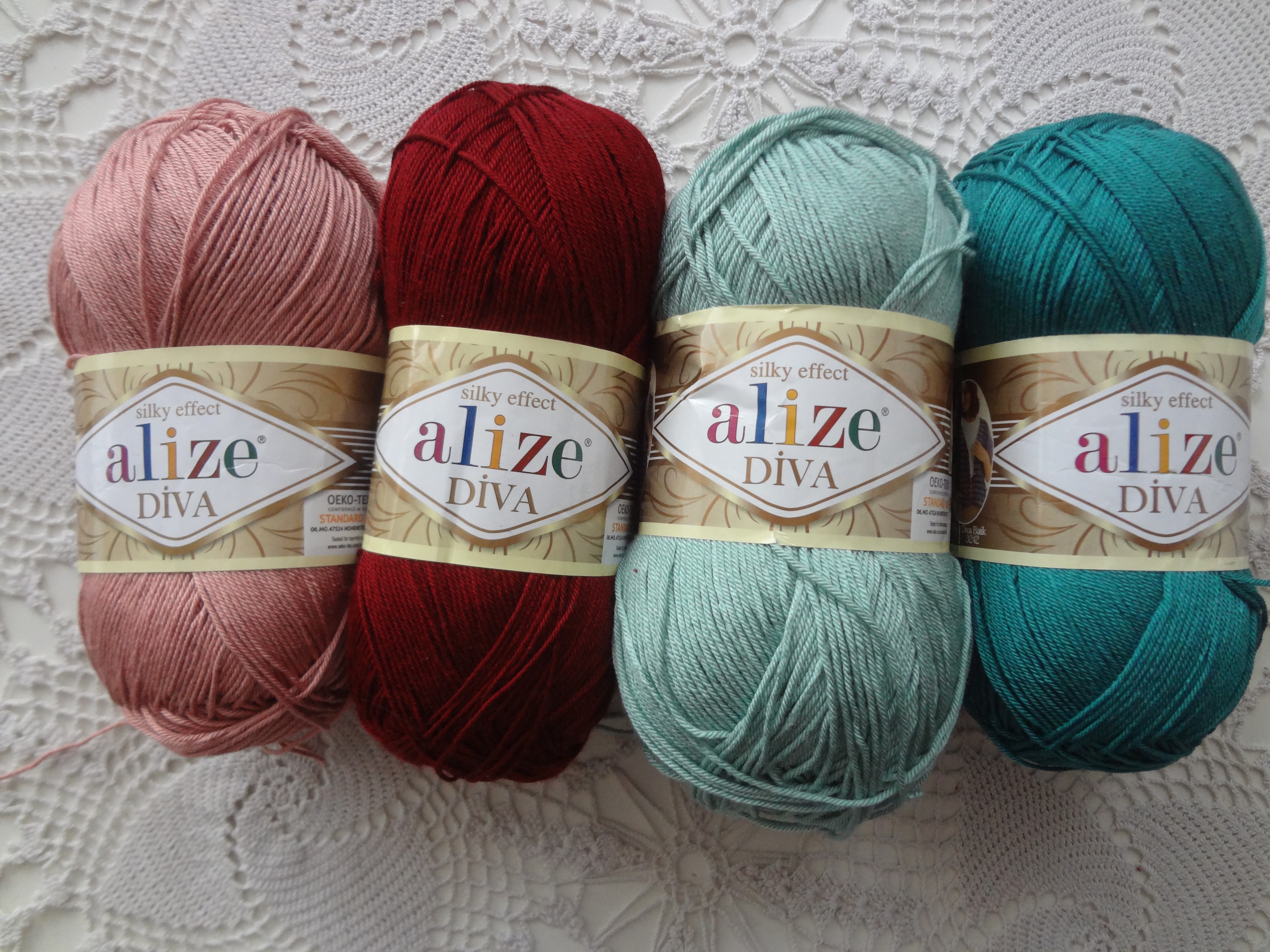 Little Treasures: Alize Diva Yarn Review