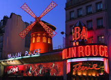 Le Moulin Rouge le soir