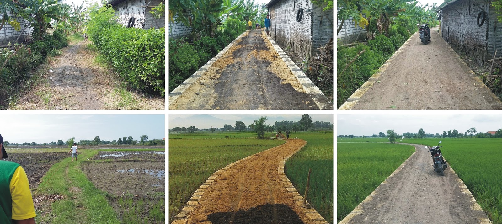 Gambar Desain Jalan Usaha Tani Dusun Barat (Dukuhan)