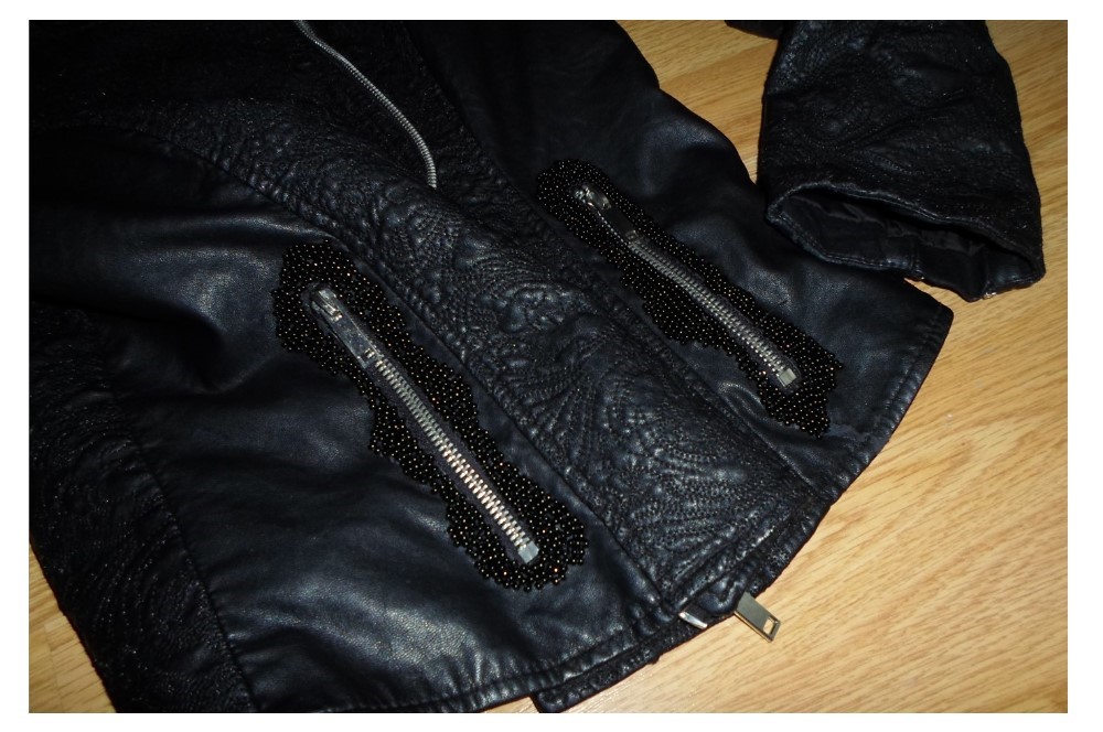 Jak naprawić/zamaskować zniszczoną kurtkę skórzaną. Mój sposób DIY