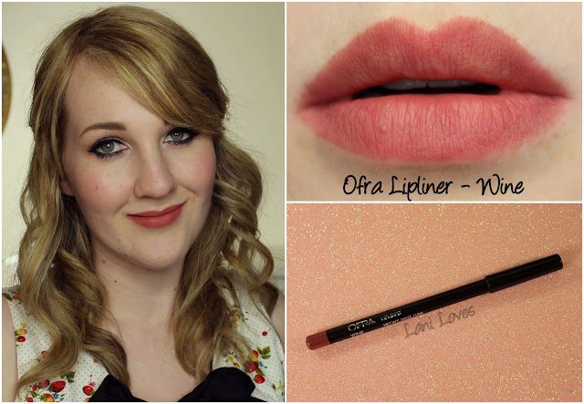 Ofra Wine lip liner swatch