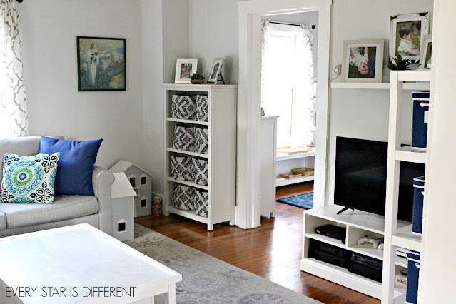 A Minimalist Montessori Home Tour: Another View of the Living Room