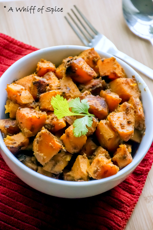 A Whiff of Spice: Curried Sweet Potatoes