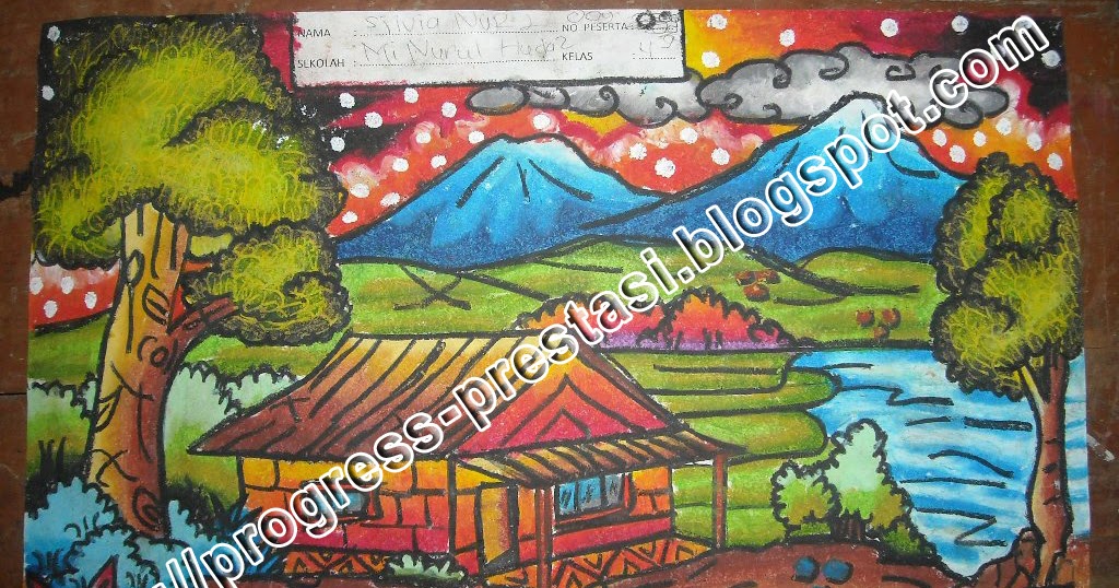 Juara Lomba Mewarnai Pemandangan Coloring And Drawing