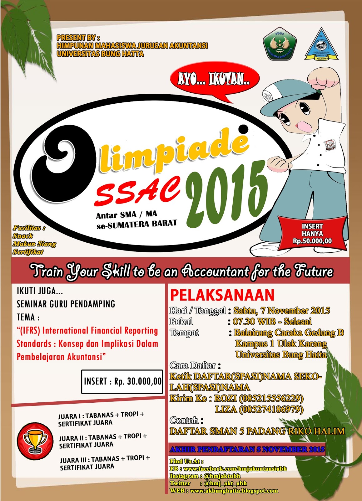 Paling Inspiratif Contoh Pamflet Lomba Olimpiade Little