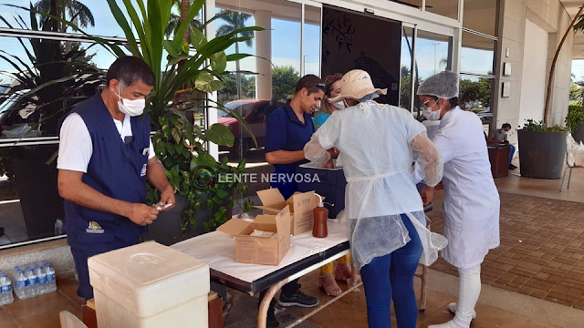 Semusa realiza vacinação de idosos através de drive thru no Porto Velho Shopping – VÍDEO