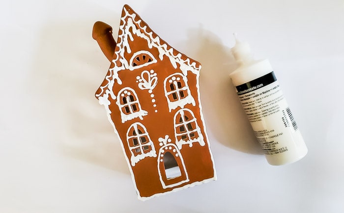Giant Cardboard Gingerbread with Homemade Puffy Paint Piping - ARTBAR