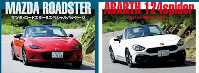 124スパイダー ロードスター 比較画像 124スパイダー ロードスター 比較画像