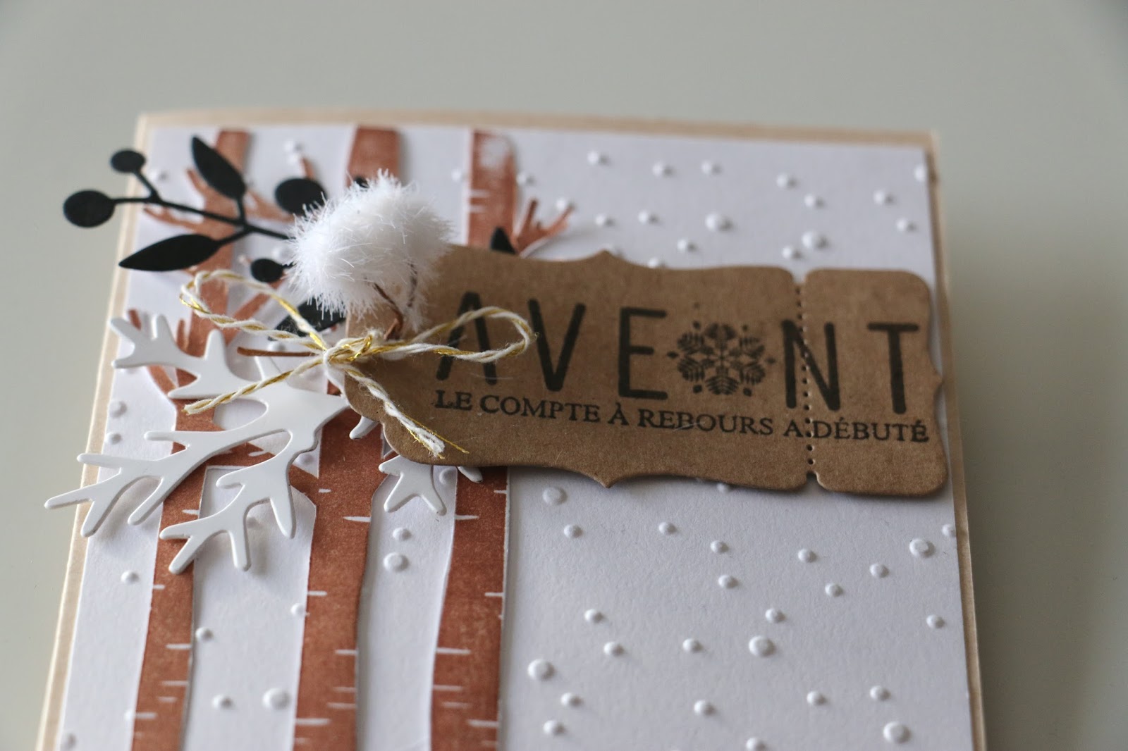 Le blog d'Elisa64: Une carte pour l'Avent