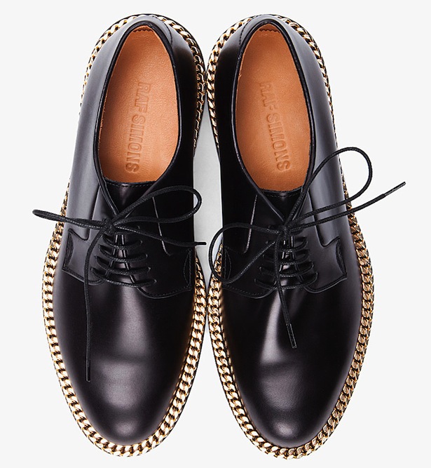 The Baked Apple: {Raf Simons Gold Chain Dress Shoes}