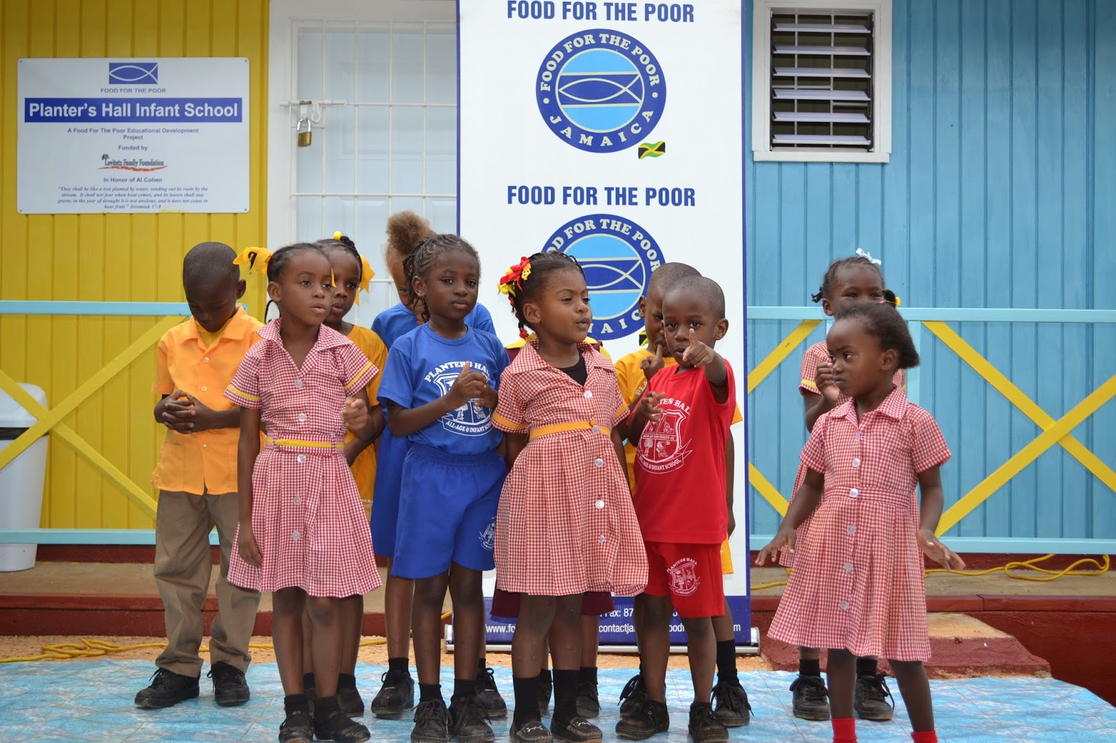 FOOD FOR THE POOR JAMAICA PLANTER'S HALL ALLAGE GETS NEW INFANT