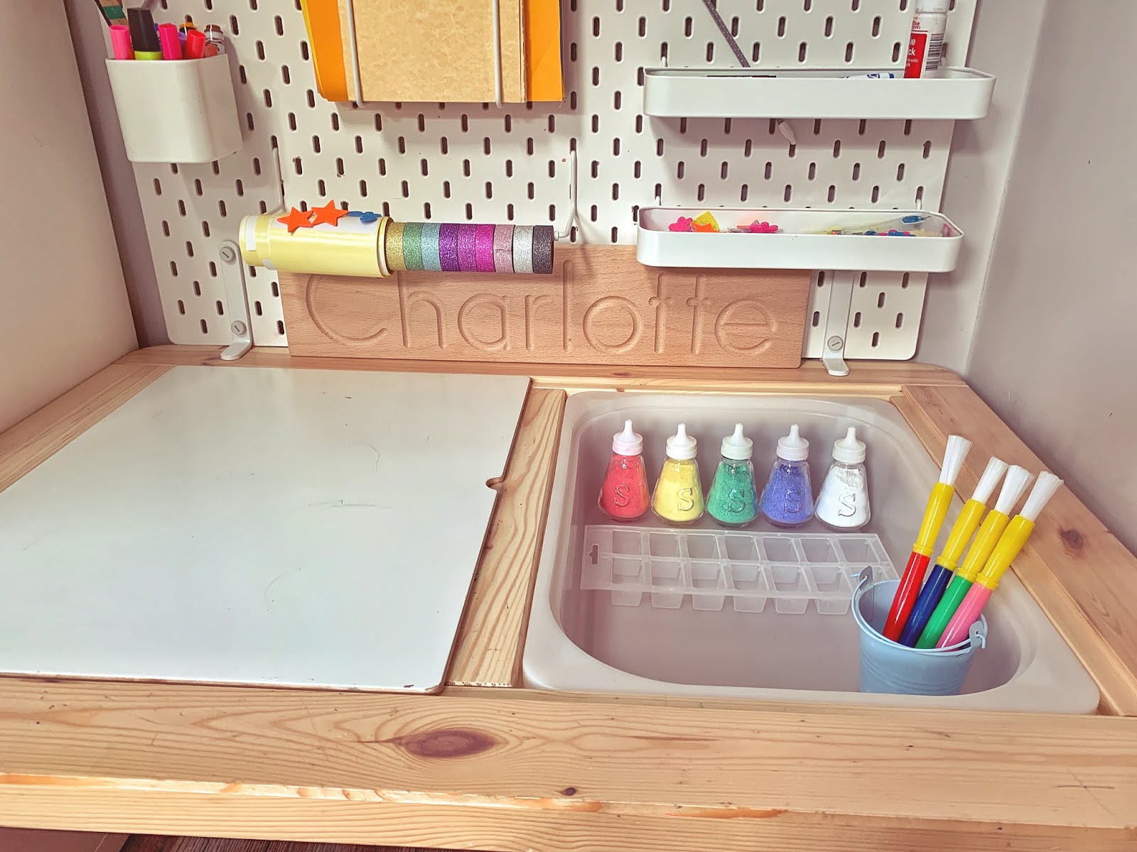 Arthurwears Ikea Flisat Table Skadis Pegboard Desk Hack