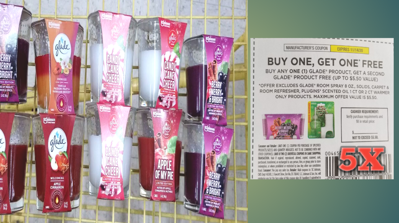 DOLLAR GENERAL GLADE CANDLES GLITCH