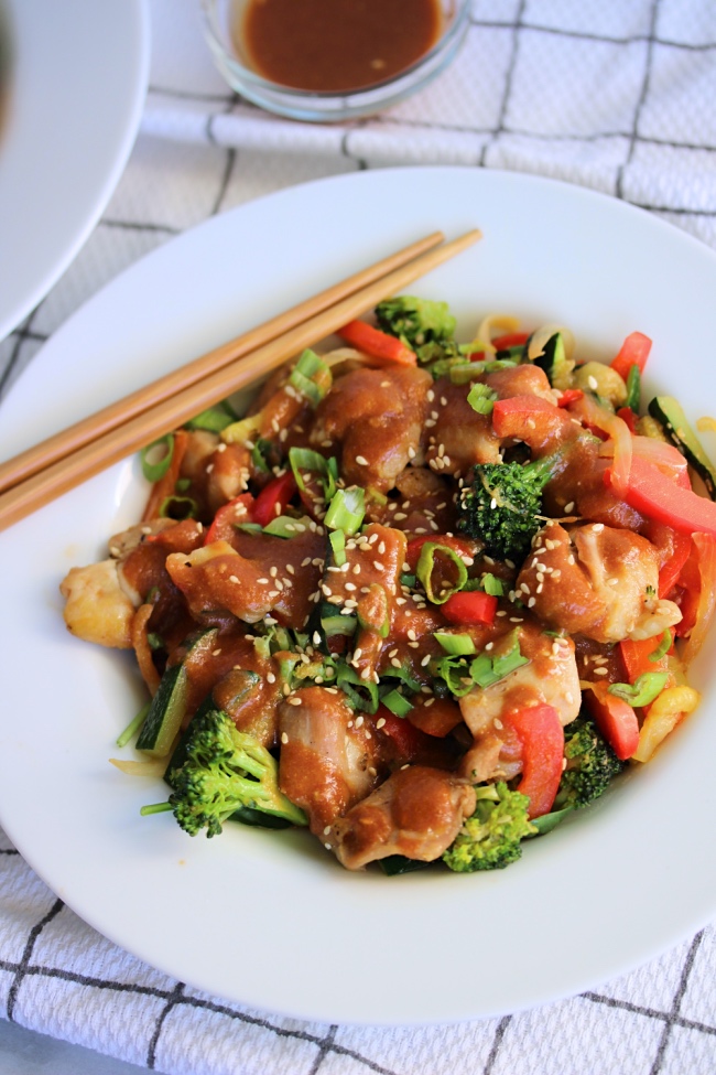 Just Jessie B Sesame Chicken Stir Fry PALEO, Whole30