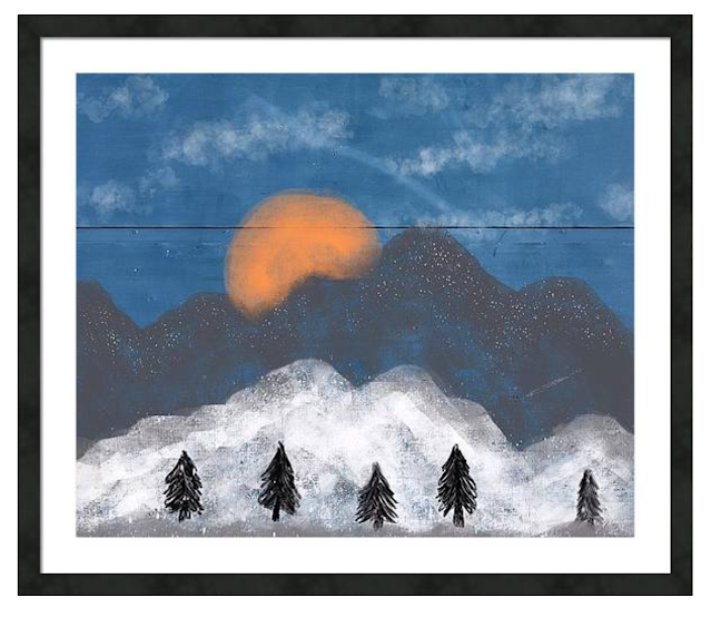 Mountain print by Mark Taylor