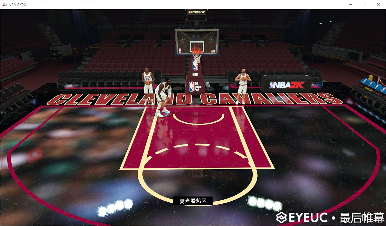 NBA 2K20 Cleveland Cavaliers Court by LRui Shuajota