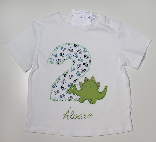 cocodrilova: camiseta de cumpleaños dinosaurio