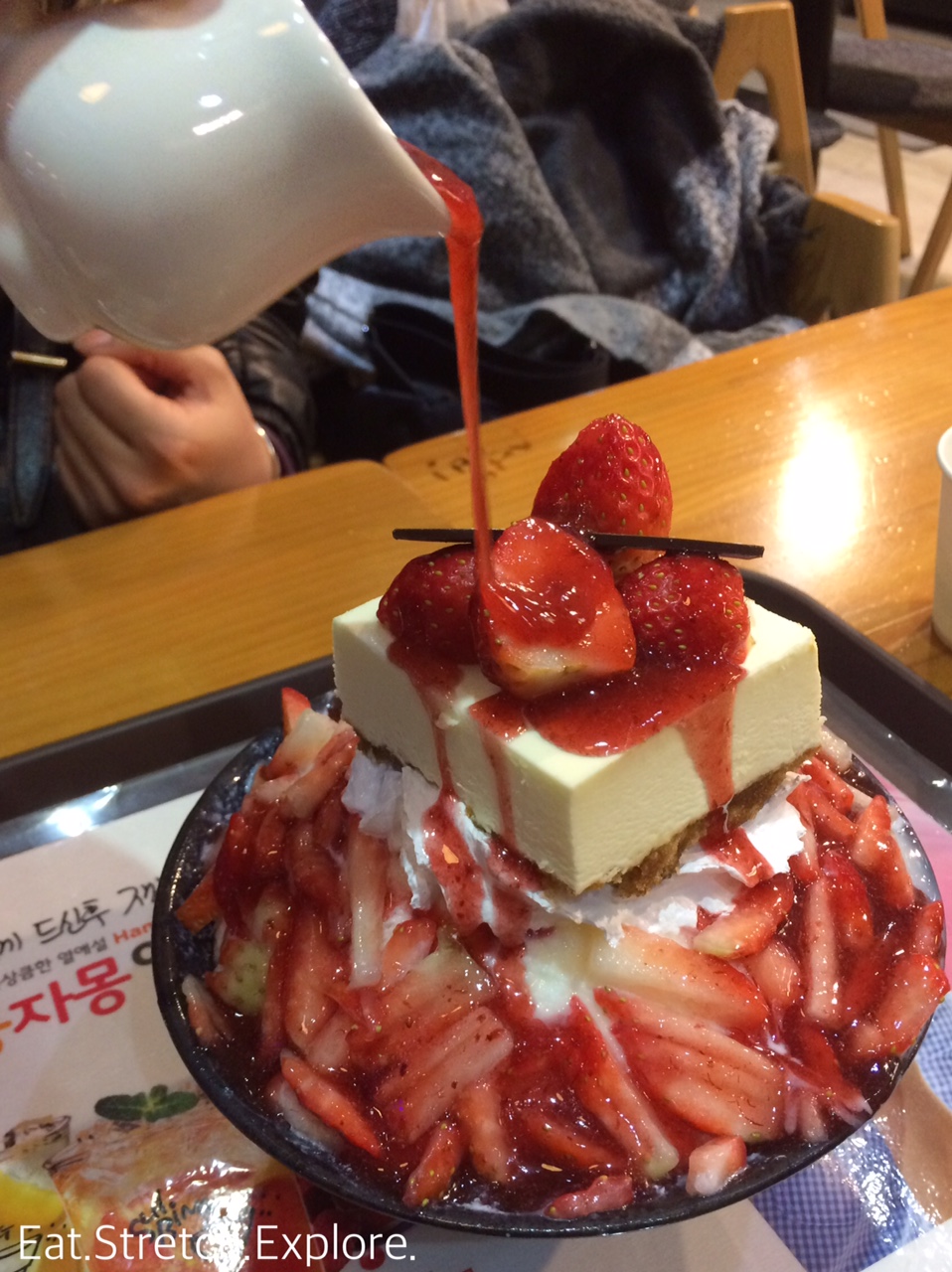 [Seoul Sadang] Sulbing Strawberry Tiramisu Bingsu (Winter seasonal menu)