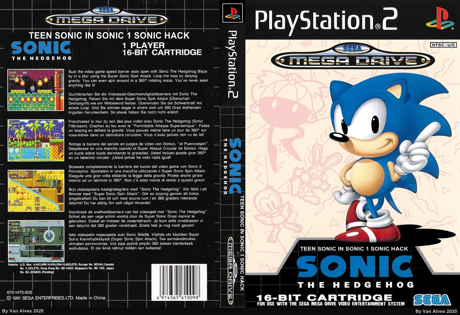 Sonic MegaMix (Hack) SEGA DVD ISO Opl PS em 2023