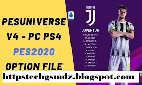 Techgsmdz Pes 2020 Pesuniverse Option File V4 Aio Ps4