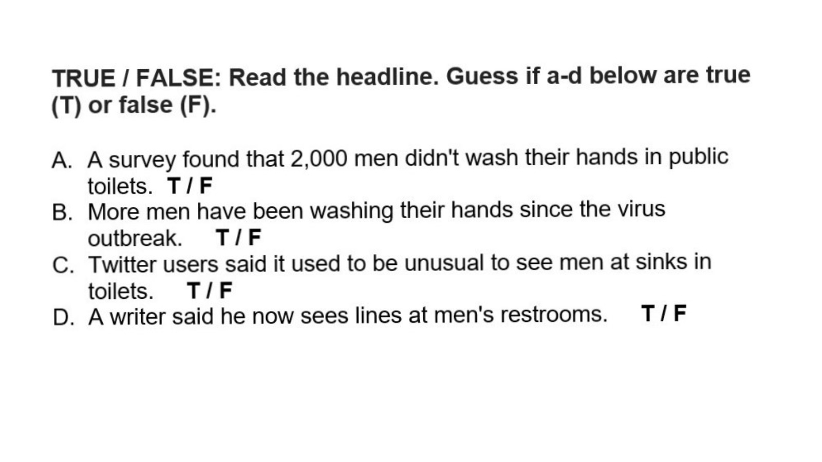 ENGLISH READING COMPREHENSION EXERCISES visual data 3