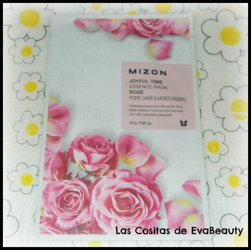 mascarilla facial tissú cosmética coreana con rosa de provenza marca MIZON en Notino