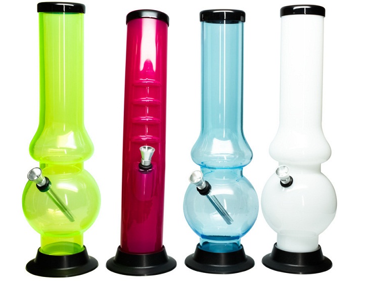 Metier wholesale highly durable and lightweight acrylic bongs 