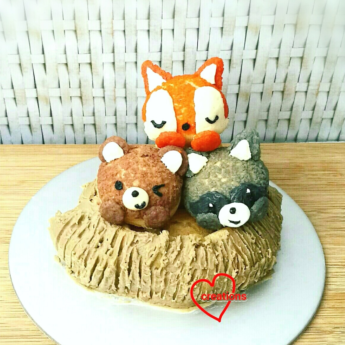 Loving Creations for You: Woodland Creatures Choux Pastry